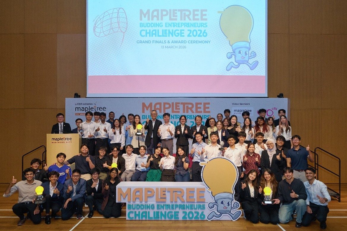 Students turn social innovation ideas into meaningful real-world impact at Mapletree’s inaugural youth entrepreneurship challenge