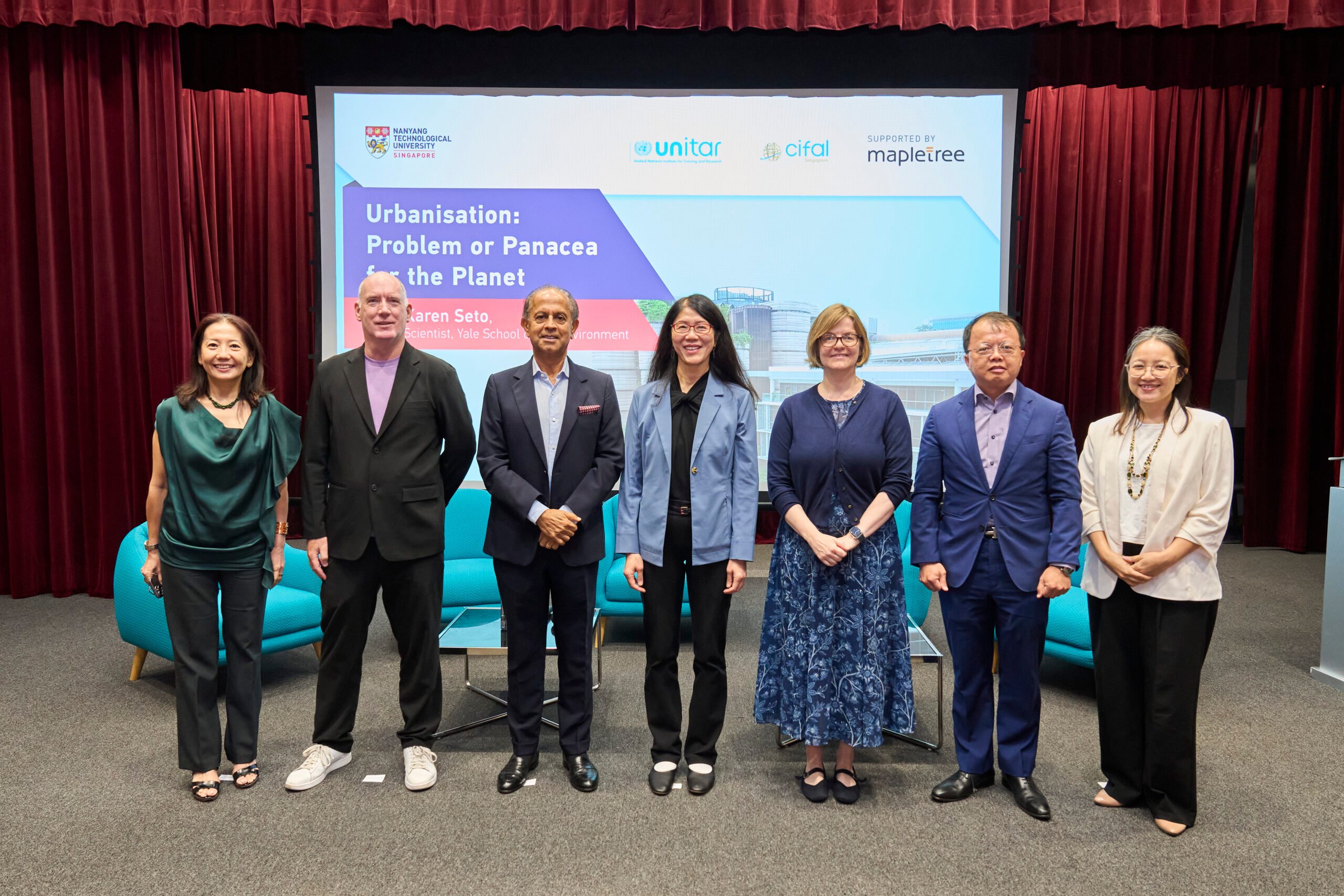 Second Mapletree Annual Sustainability Lecture at NTU Singapore explores the impact of urbanisation on the environment